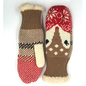 Winter Gloves Knitted Woman Gloves Soft Thick & Extremely Warm Mittens