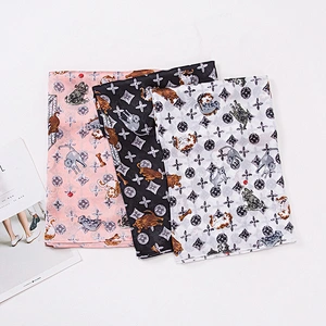 Long scarf 180cm female printed satin sunscreen shawl cheap long pastel scarf shawl