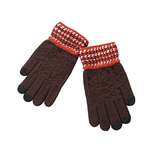 Hot Sale Autumn Winter Keep Warm Wool Knitted Gloves Touch Screen Thicken Warm Solid Gloves