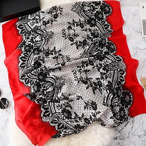 New fashion warm elegant thickened shawl indian long silk scarf shawl women