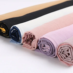 High-quality hand-painted gradient shawl pearl chiffon plain hijabs women headscarf hijab