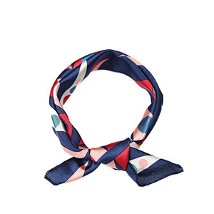 Comfortable all-match women sunscreen wholesale small silk printed scarf