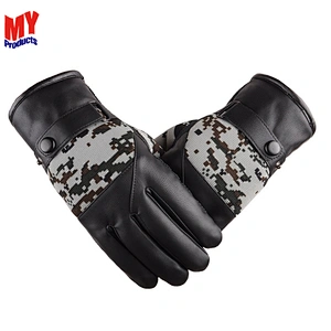 2017 New Style Cotton Dress gloves Winter Phone Touch Screen Gloves for men