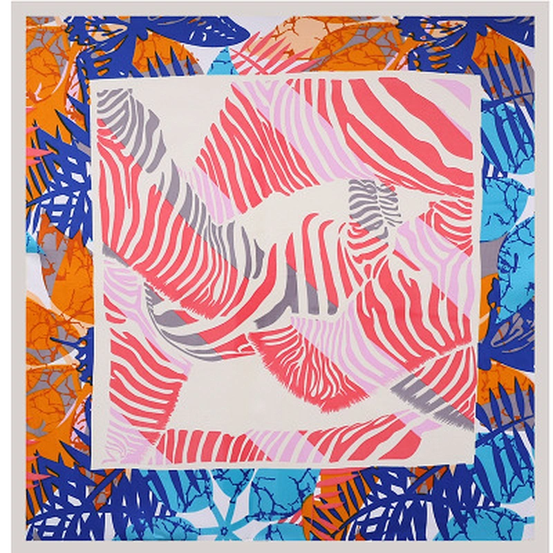 Women neck tie bag silk scarf 60 * 60cm sunscreenscarf twill silk square printed scarf