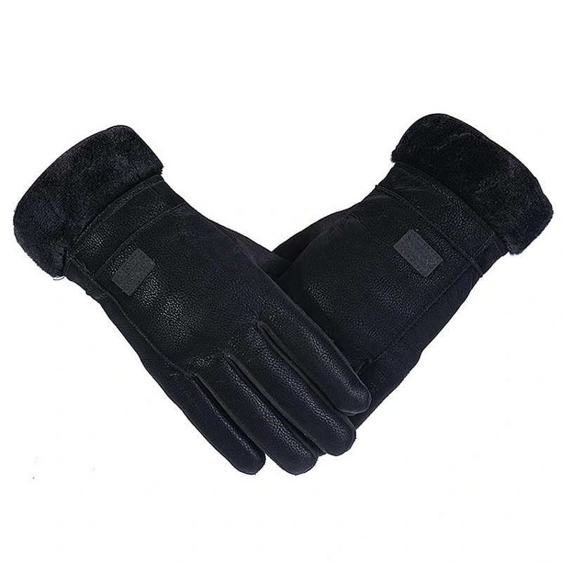 Driving Winter Touch Screen Gloves Warm Soft Leather and Windproof Gloves