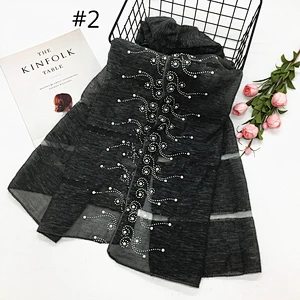 Solid color hot drilling stripe hollowed-out scarf simulation silk thin shawl multifunctional shawl scarf wholesale
