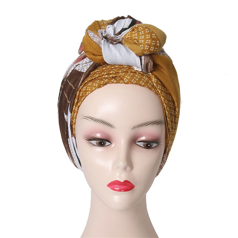 Factory direct floral muslim headscarf wholesale polyester scarf printed hijab women