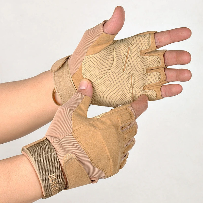 2017 Combat Training Army Shooting Outdoor Half Finger Tactical Gloves for men