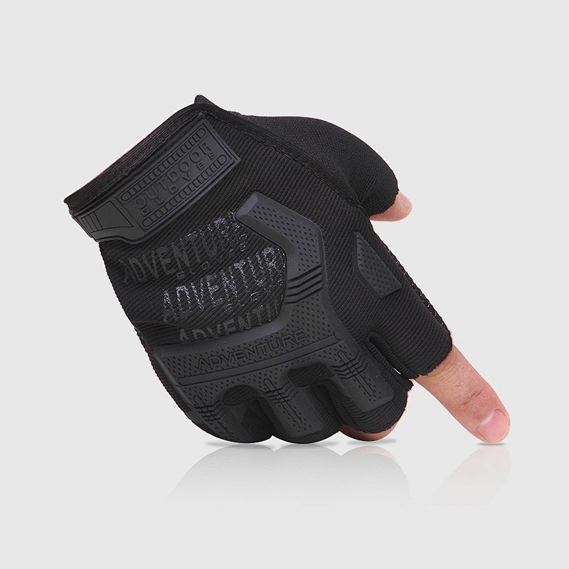 2017 Custom Men Outdoor Tactical Gloves Military Hiking popular Climbing Half Finger Gloves