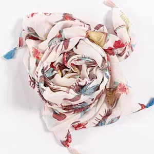 2020 Summer New Bronzing Color Beach Towel Cotton Linen Scarf 180*90Cm Women Scarf Shawl