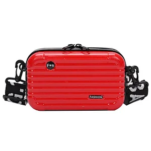 Mini Suitcase Box Package Mobile Phone Clutch Wallet Shoulder Crossbody Bags