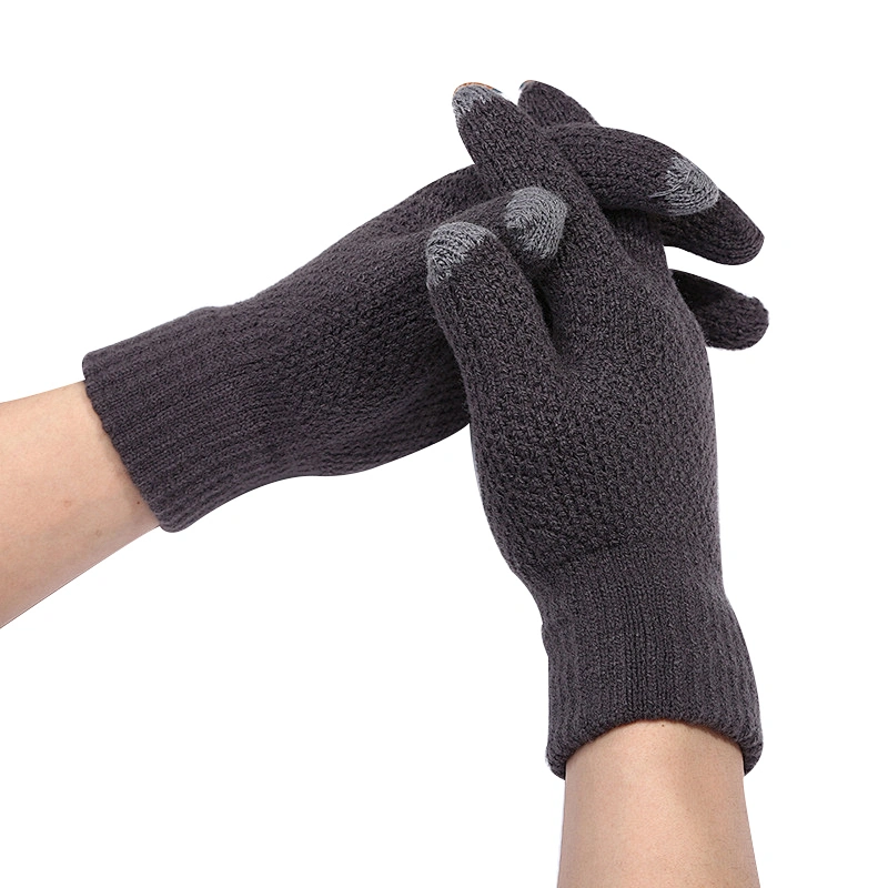 Classic Hot Seller Winter Warm Knitted Gloves Touch Screen Gloves
