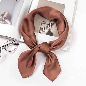 New spring female retro 70x70 square sunscreenscarf soft lady scarf silk scarf solid color