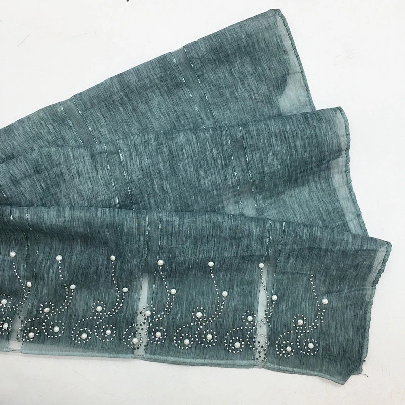 Solid color hot drilling stripe hollowed-out scarf simulation silk thin shawl multifunctional shawl scarf wholesale