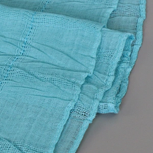 Cheap wholesale custom women plain muslim 12 color stock cotton crinkle hijab scarf
