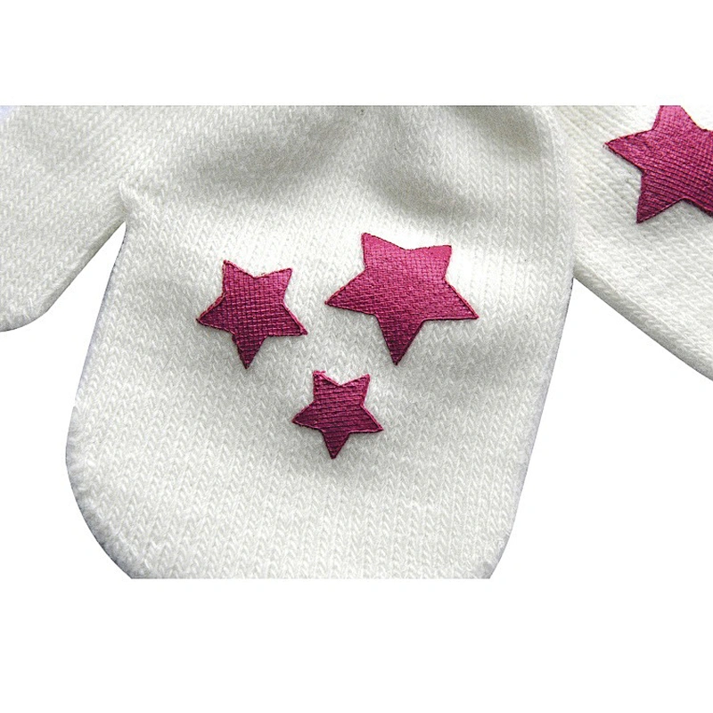 Hot Sale Acrylic Children Knitted Gloves Winter Warm Gloves Kids Full Finger Mitten