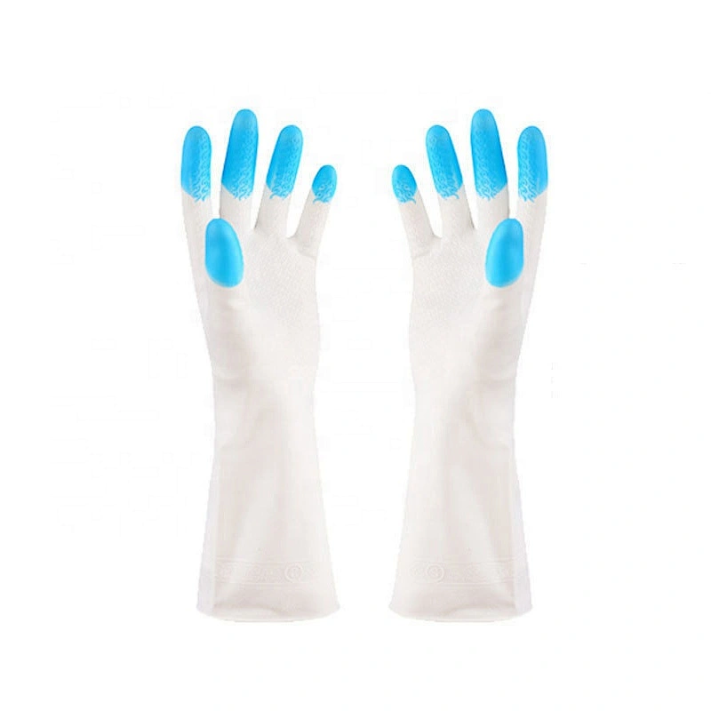 Durable Household Cleaning PVC Gloves Waterproof Kitchen Gloves
