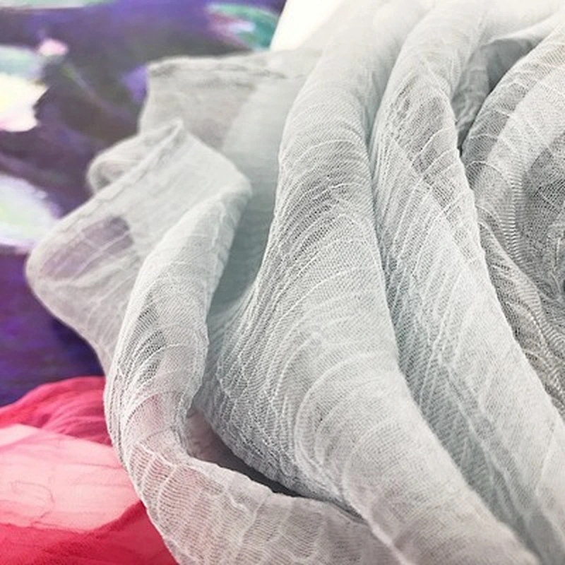 Simulation silk crocodile wrinkle sunscreen shawl brand plain beach silk scarf shawl