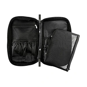 Hot sale black makeup bag