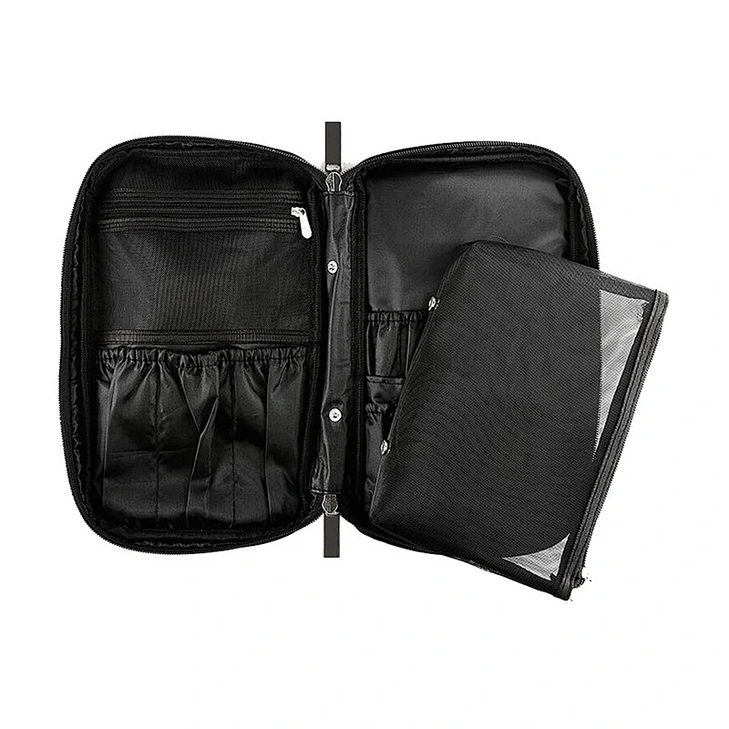 Hot sale black makeup bag