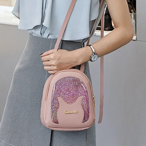 New Style Minimalist Transparent Jelly Color PVC Double Shoulder Backpack Mini Waterproof Portable Girls Backpack