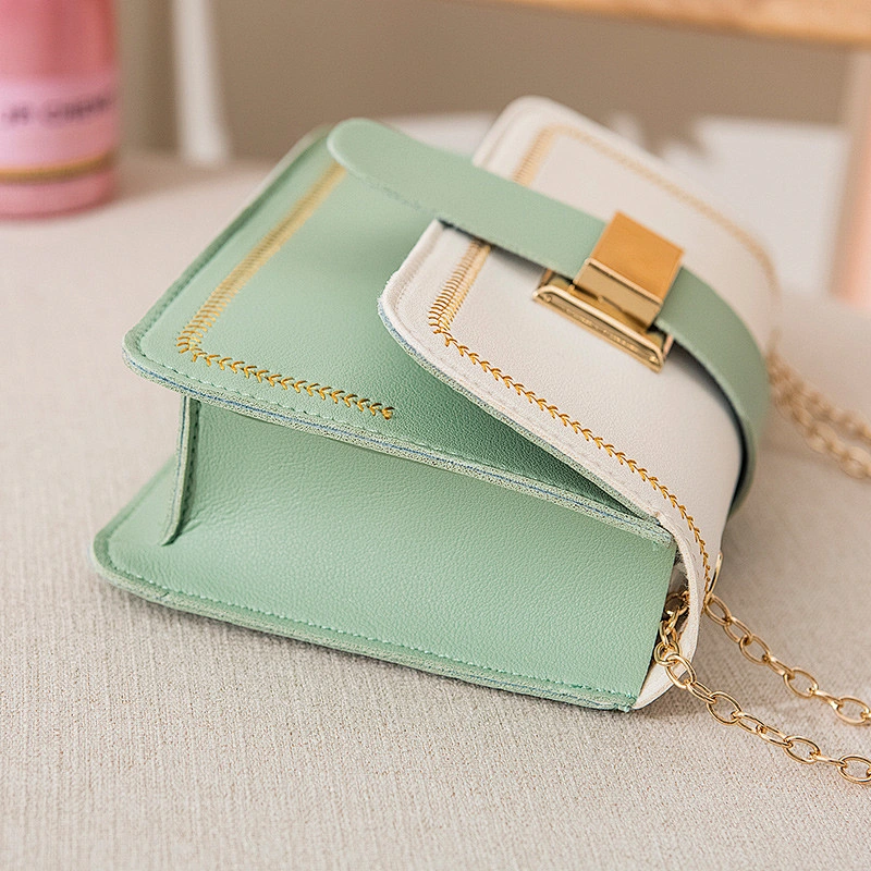 2020 Spring Summer New Korean Fashion Wild Embroidery Small Square Bag Ladies Shoulder Crossbody Bag