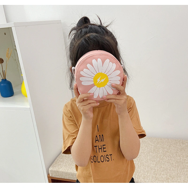 Small Mini Light Designer Inspired Luxury Daisy Handbag PU Daily Crossbody Bag For Kids Little Girls Children