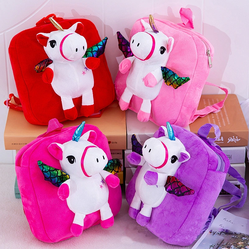 Cheap Fancy Cartoon Animal Unicorn Bag Kids School Bag Backpack for Kids