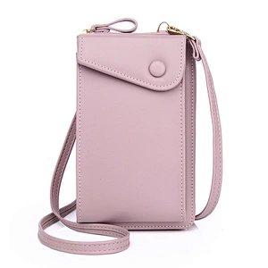 Fashion Retro Ladies Messenger Bag Solid Color Women'S Shoulder Bag Wallet