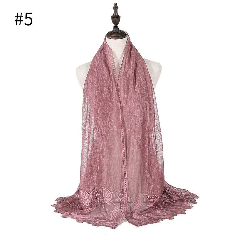 Leaf Jacquard Linen Dubai Abaya Kimono Islam Muslim Hijab Abayas For Women Kaftan Caftan Marocain Turkish Islamic Scarf
