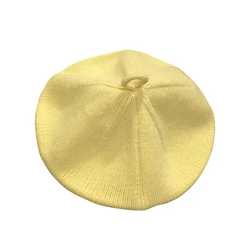 Adult Fashion Knitted Beret Hats Female Shopping Wild Knit Painter Hat Literary Sweet Cute Knitted Hats