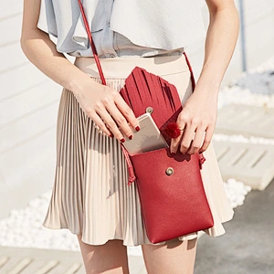 Fashion Flip Mini Cellphone Pouch Girl Shoulder Bag Handbag New Arrival Women Ladies Coin Purse Popular