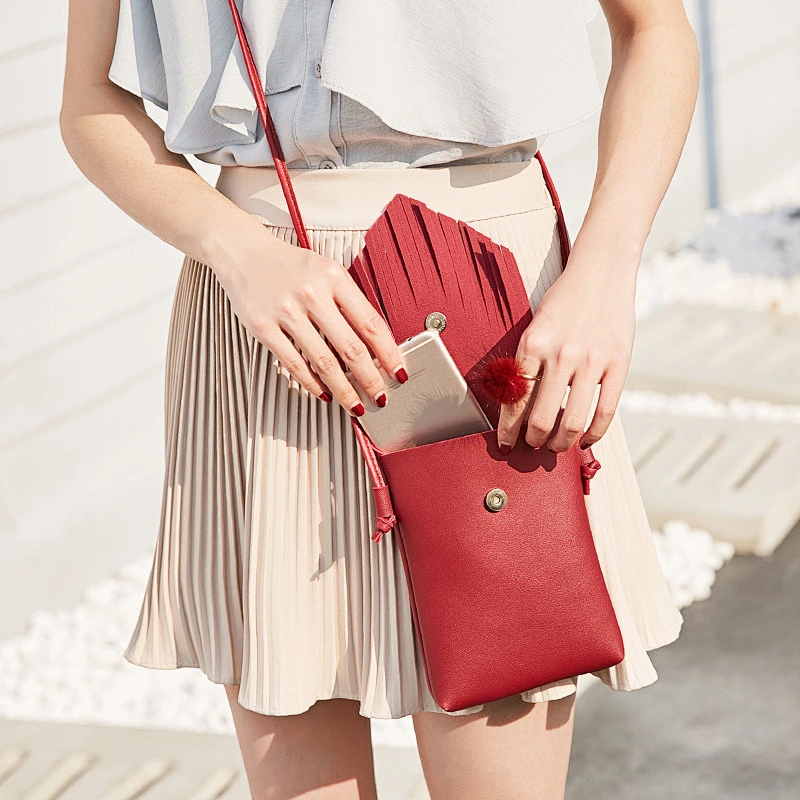 Fashion Flip Mini Cellphone Pouch Girl Shoulder Bag Handbag New Arrival Women Ladies Coin Purse Popular
