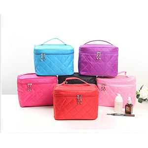 2020 Cosmetic Box Female Quilted Cosmetic Bag Women Large Capacity Storage Handbag Travel Makeup Case