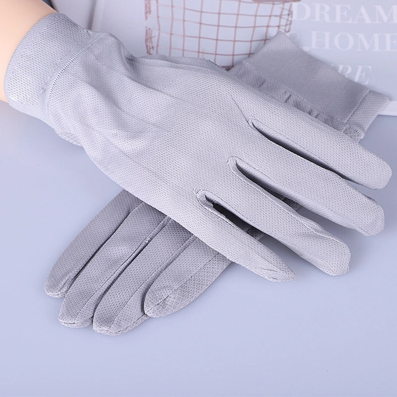 Outdoor Men touch screen gloves Anti-skid breathable UV protection and sun protection gloves