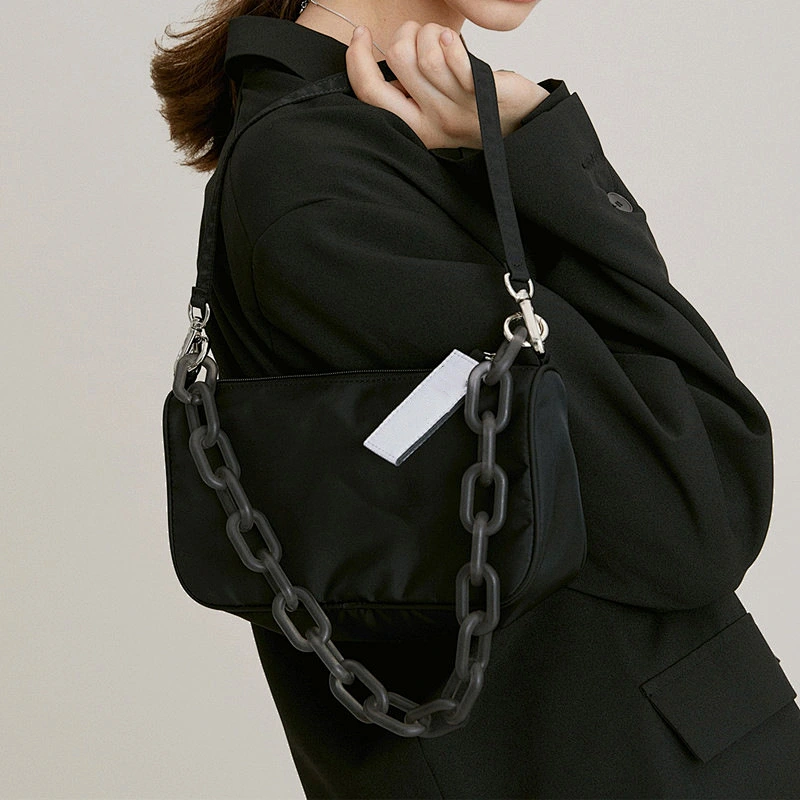 New Design Underarm Bag Female Acrylic Chain Tote Bag Shoulder Handbag