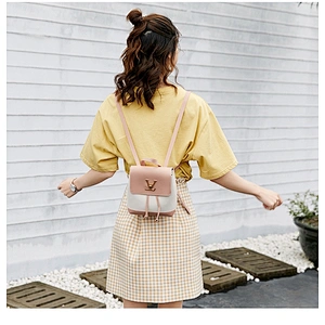 High Quality Leather Handbags Fashion PU Girl Backpacks Affordable Cute Wild Female 3 IN 1 Crossbody Bag