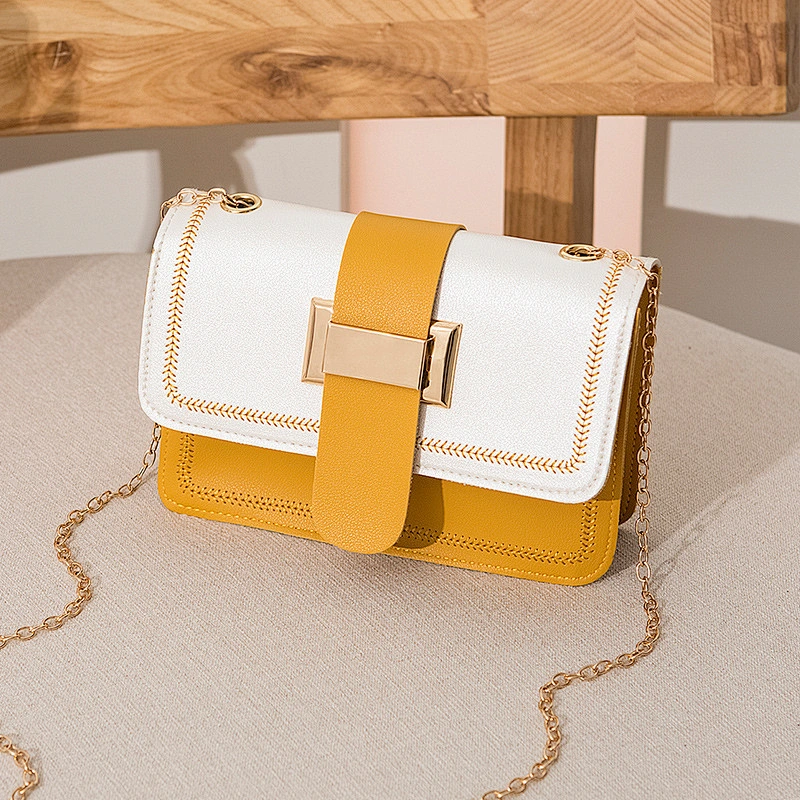 2020 Spring Summer New Korean Fashion Wild Embroidery Small Square Bag Ladies Shoulder Crossbody Bag