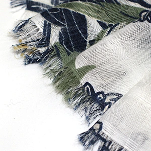 National wind beach towel warm scarf wild multi-purpose breathable gauze animal pattern tassel shawl