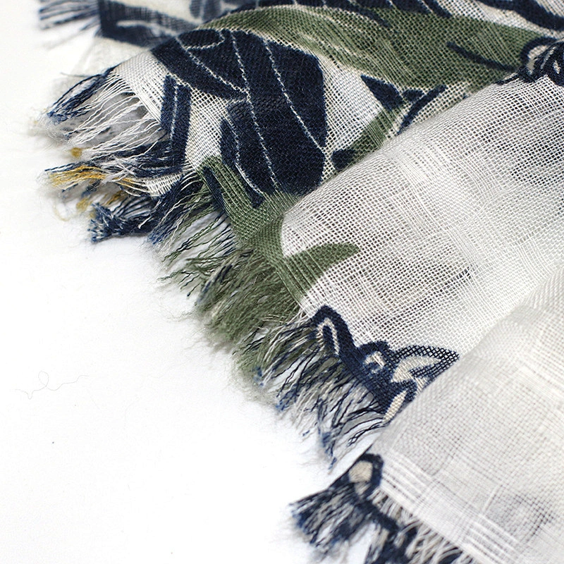 National wind beach towel warm scarf wild multi-purpose breathable gauze animal pattern tassel shawl