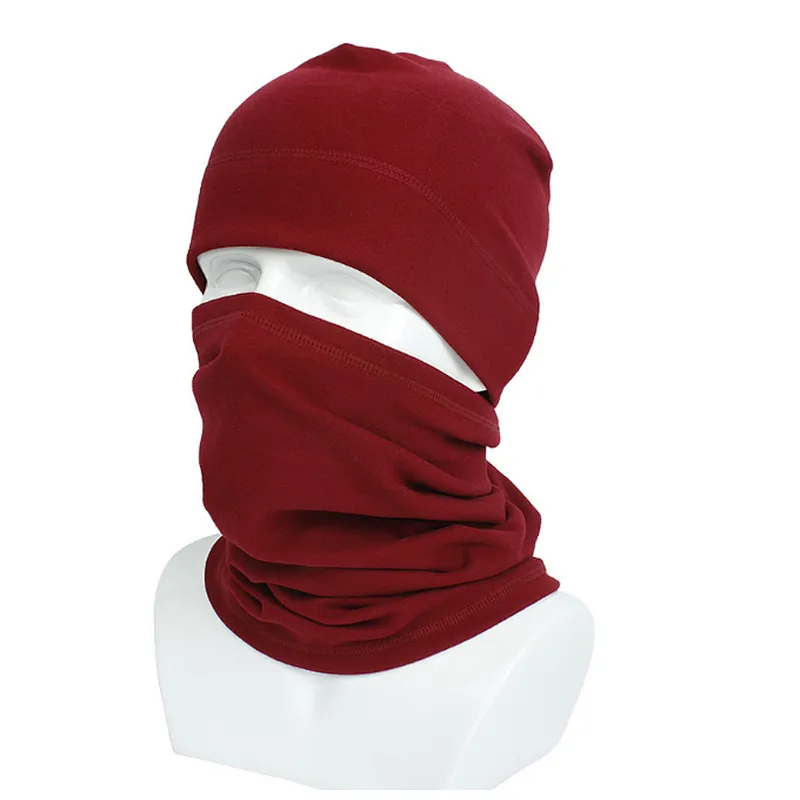 Fashion Fleece Multifunctional Warm Cold Bib Sports Riding Outdoor Hat Neckwarmer