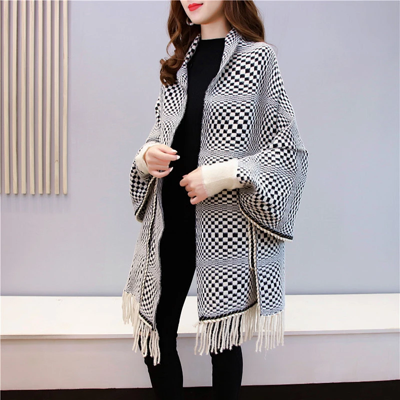 2020 Mink Velvet Cape Cloak Women's Coat Small Fragrance New Style Cardigan Shawl