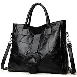 New fashion womens genuine leather tote shoulder bag ladies handbag