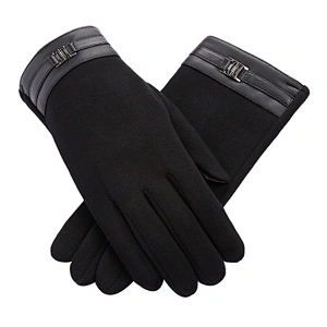Factory Wholesale Touch Screen Business Gloves Men'S Winter Classic Outdoor Warmth Men'S Driving Plus Velvet Gloves