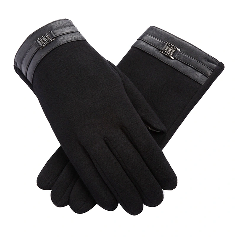 Factory Wholesale Touch Screen Business Gloves Men'S Winter Classic Outdoor Warmth Men'S Driving Plus Velvet Gloves