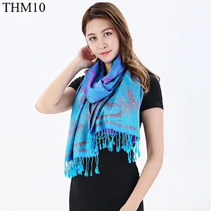 2020 Ethnic Style Retro Scarf, 70*200CM Jacquard Cotton Multi-Purpose Warm Scarf