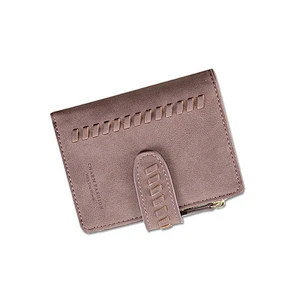 2020 New Fashion Mini Lovely Purse Ladies Short Leather Card Holder Wallets