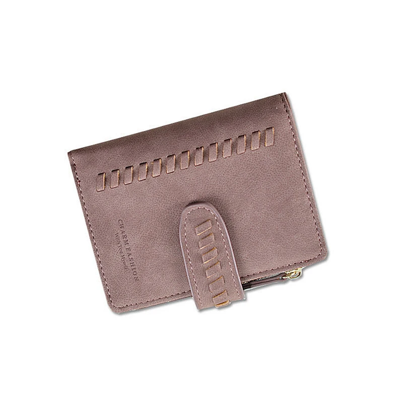 2020 New Fashion Mini Lovely Purse Ladies Short Leather Card Holder Wallets