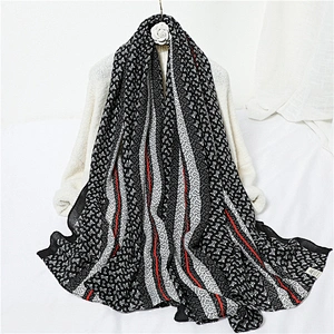 Fashion Women Stylish Striped Shawl Thick Winter Pashmina Cashmere Scarf