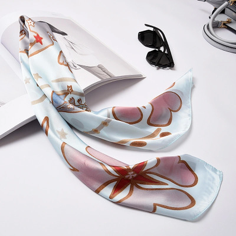 12 constellation printed 70cm simple square scarf sunscreen wild scarf multifunctional women small square scarf